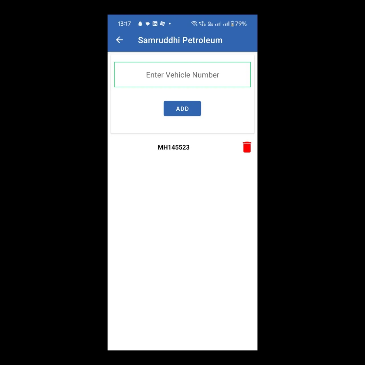 HP Petrol software project screenshot